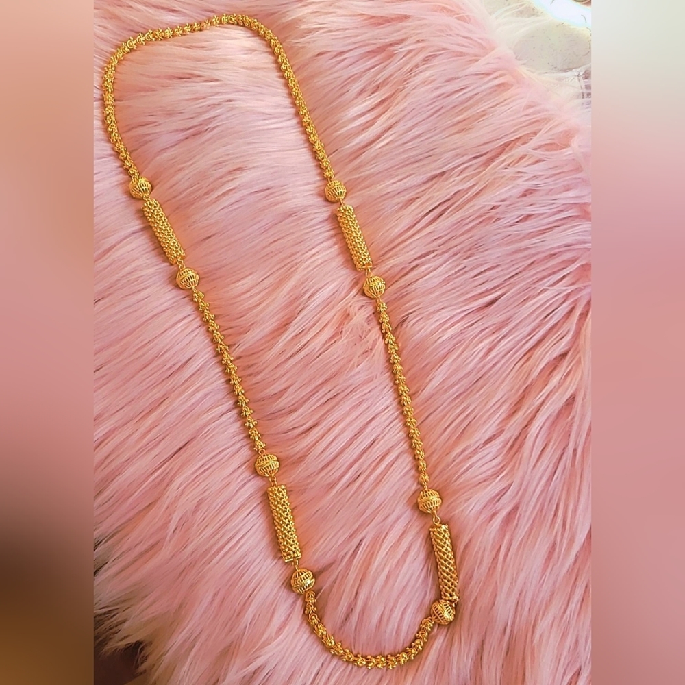Gold p Tulip Chain in Dubai gold Plated